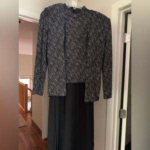 Formal long flowy gown.  Pants that look like a gown.